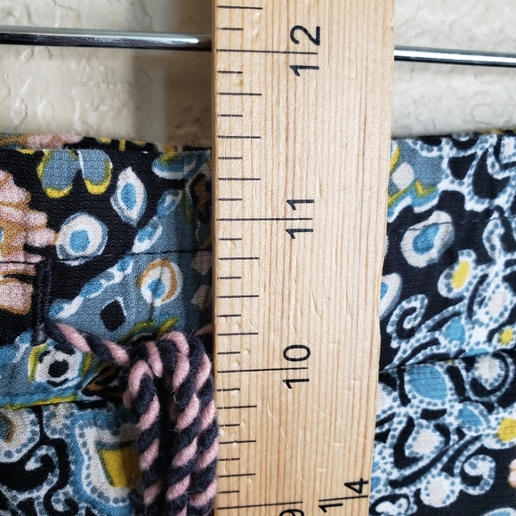 Loft Floral Print Easy Pants Large - Picture 7 of 10